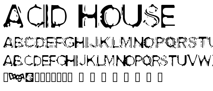 Acid House font